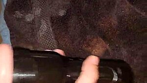 Fleshlight stroke teases massive cock cumshot voyeur anal edge session