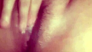 Ex girlfriend's tight wet pussy masturbation tempts small cock punheta