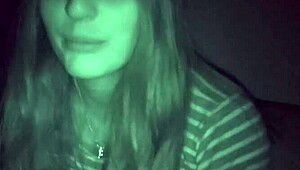 Damn this hot spanish teen exgf rides cock wild in nightvision