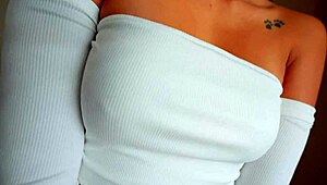 Hot Latina Housewife Bounces Big Ass on Cock While Husband's Away Till He Cums