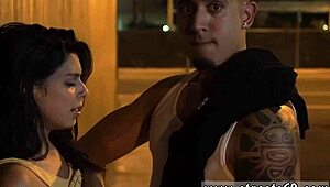Petite 18+ Tattooed Pretty Gina Valentina Bound as Willing BDSM Slave