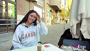 petite sofia sweet squeezes 10-inch cock so hard what a nympho in shower fakings!