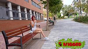 horny redhead albaan begs for bbc deepthroat and doggystyle!