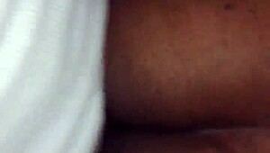 big ebony ass bent over with creamy wet pussy exposed