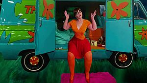 granny velma dinkley cant resist lickin n takin dick for creampie cosplay mess