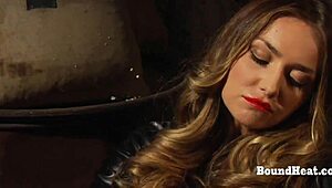 i'm fingering this curvy big ass lesbian slave's pussy till she orgasms for mistress!