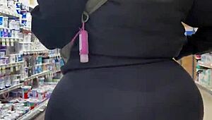 Voyeur spies phat ass bbw heather stretching yoga