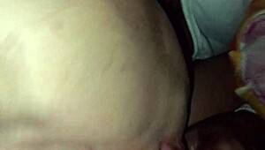 Damn this blonde teen sucks big white monster cock like a pro before creampie!