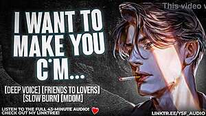 your cocky best friend grabs you for dirty talk roleplay and pounds hard