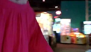 Barely legal Euro teen roughly sucks old cock before hardcore titty fuck session