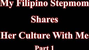 my filipina stepmom shares her big curves with me 😍 part 1