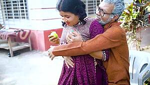 Dadaji's Rough Hardcore Session with Alone Virgin Girl Unfolds in Full Movie
