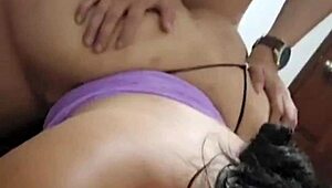 Zamira's Fat Latina MILF Ass Fucked by Skinny Morenito Cosplay