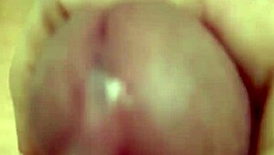 Nakedman15 spurts cum watching close-up mature pussy eating