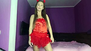 jerk off game... uhh i mean, follow her femdom commands or lose!