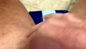Nakedman15 spurts cum watching close-up mature pussy eating