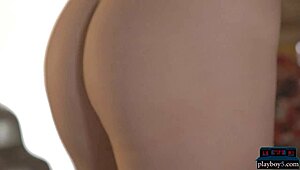 huge tits blonde playboy milf sarah summers strips slowly revealing her shaved curves