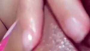 Colombian Bunny Neighbor Fingers Huge Tits and Fat Ass in Miniskirt!