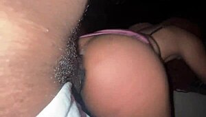 ebony teen fijii's tight asshole destroyed by jamaican bbc str8rich in backyard anal creampie