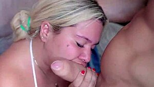 Curvy Blonde Dezi Gonzalez's Massive Tits and Huge Ass Tempt in Underwear