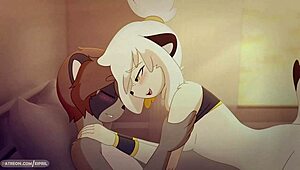 Whoa, ace eipril's furry creampie animation pulses with hot audio!