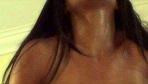 Africa Sexxx Big Tits Ebony Pornstar Cums Hard in Retro Facial!