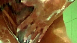 curvy tattooed latina blonde masturbates showing off her huge throbbing clit
