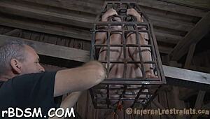 Who's Winning This Brutal Wet Pussy Spanking Bondage Fuck Contest?