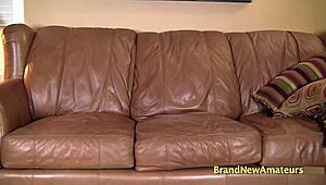 Penny's Massive Tits Bounce During Eager Rimjob And Shaved Pussy Anal Swallow