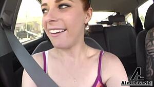 Sovereign Syre leads bisexual threesome with deepthroat facials and handjobs