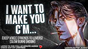 your cocky best friend grabs you for dirty talk roleplay and pounds hard