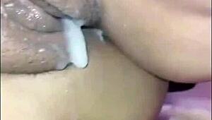 innocent mexican schoolgirl gulps cum from horny teacher's cock in every tight hole homemade creampie frenzy