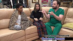 oh man dr tampa's procedure on aria nicole's tits n ass in latex gloves got me shakin 😵‍💫
