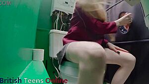 Gloryhole 18+ Student in Stockings Swallows First Time Facial Cum