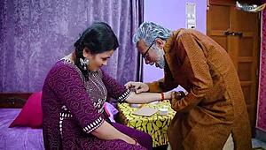 Dadaji's Rough Hardcore Session with Alone Virgin Girl Unfolds in Full Movie