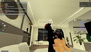 roblox slut deepthroats monster cock then rides doggystyle