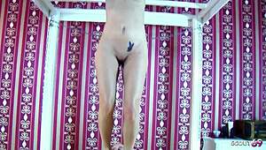 julia pink slurps creampie from glass after raw rimming deepthroat doggystyle fan fuck