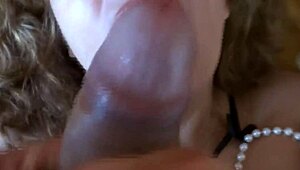 watch wife slurp monster cock deepthroat, gulp huge cumshot—mouth overflowing with thick milk!