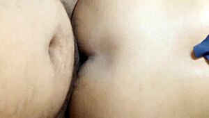 anal slut wife stretches big ass with dildo preps tight hole for husband's doggystyle bareback pounding