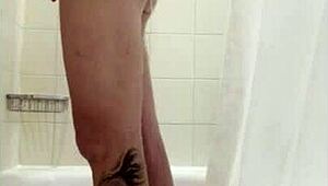 that steamy bath grope leads right into her slick handjob explosion!