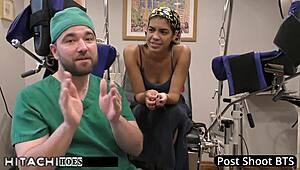 doctor hits freshman maya fierce with mandatory hitachi till she orgasms hard in tampa