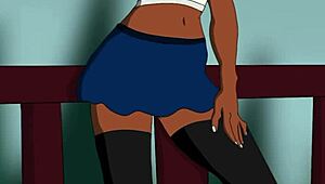 POV her best friend rides lecturers big ass ebony pussy wet bent over doggystyle cowgirl for good grades sneaky fuck.