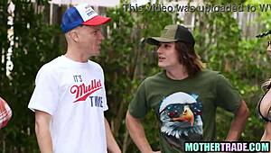 stepmoms dare stepsons to suck and fuck in truth or dare 😈🍆💦