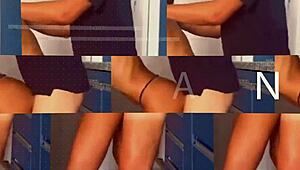 Young 18yo teen lines up for endless old guys gangbang pounding?