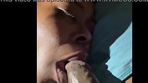 crashout gave vday head splacks my cock till i cum deep