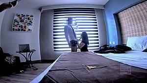 Husband Watches Horny Wife Ride Monster Cock Boldly