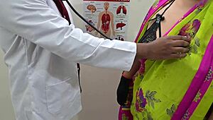 Doctor Pounds Horny Patient's Big Tits in Clinic Exam