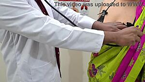 Doctor Pounds Horny Patient's Big Tits in Clinic Exam
