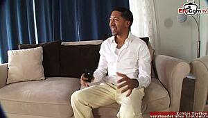 Curvy Latina Babe's Natural Tits Bounce in Black Nylons Fuck