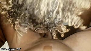Brazilian BBW Brunette Milf Prostitute Orgasms Giving Fat Pussy in Public Sauna Outdoor Oral Fun